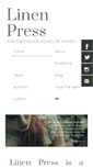 Mobile Screenshot of linen-press.com