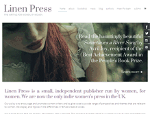 Tablet Screenshot of linen-press.com